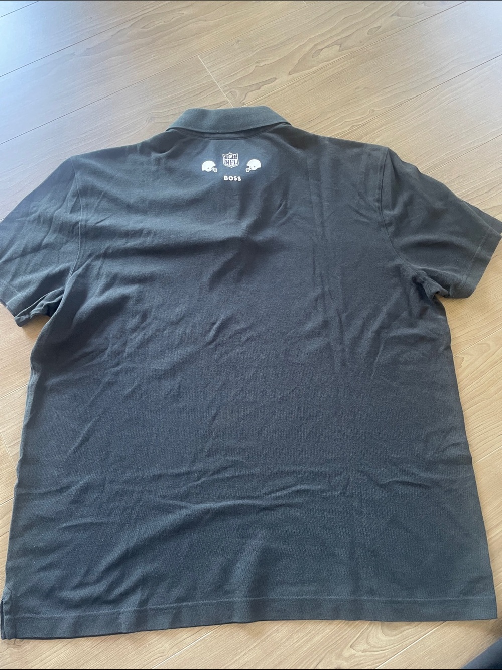 Set of 2 Boss Black Polo Shirts w/ Miami Dolphin Logo SZ XL and XXL - Picture 5 of 12